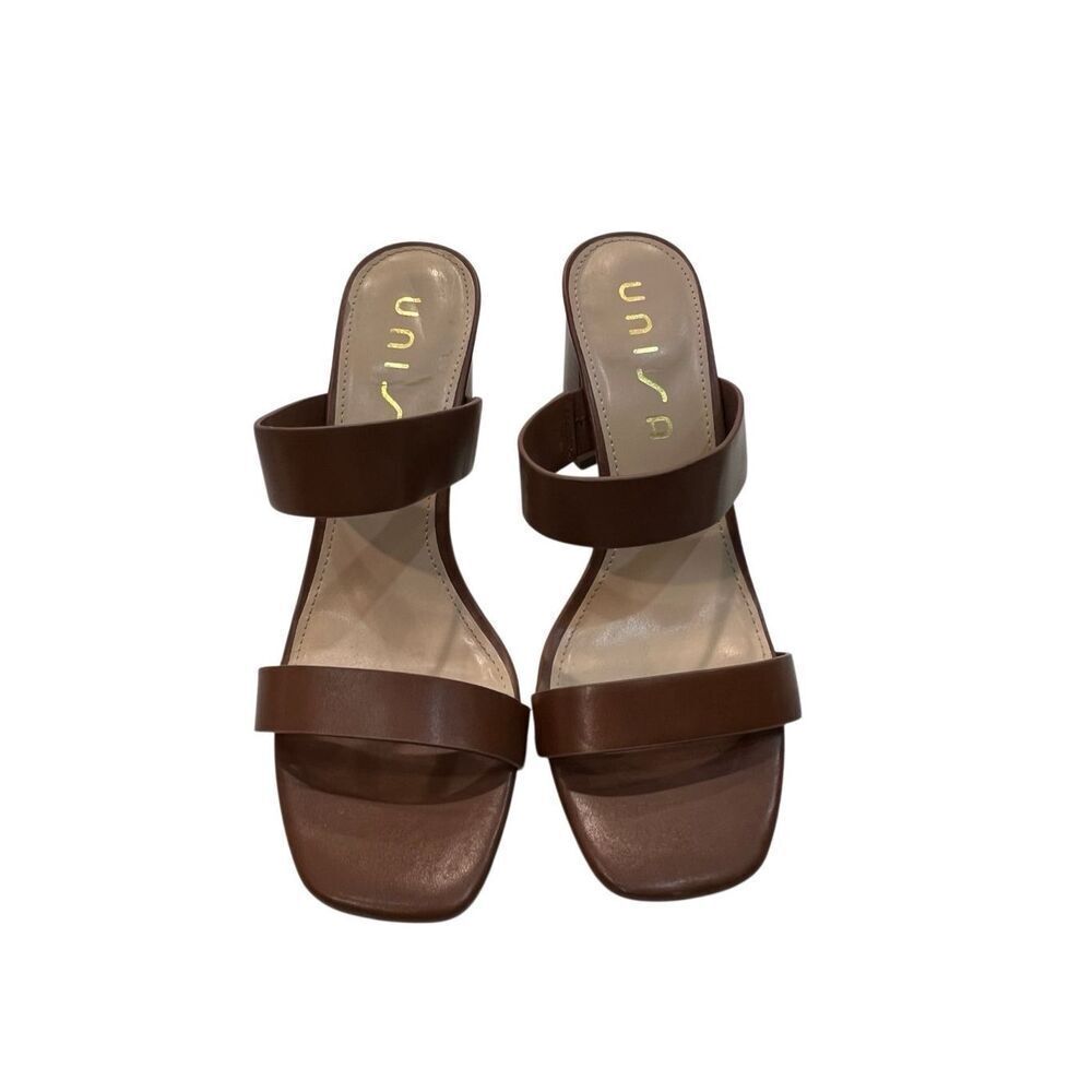 Unisa Women's Double Strap Block Heel Unyara Slip-on Sandals Size 8M - Picture 3 of 6